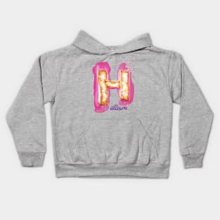 Halloumi Cheese Illustration Kids Hoodie